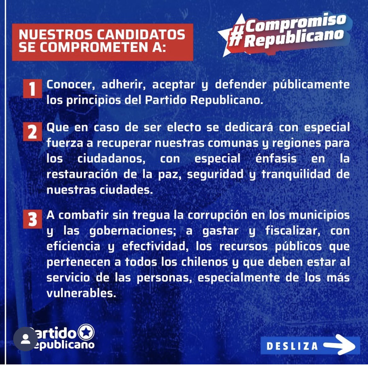 AysenRepublican's tweet photo. Cada uno de nuestros candidatos ha firmado un compromiso que incluye los siguientes puntos.
#CompromisoRepublicano 👇 https://t.co/IJ5i46gdJ0