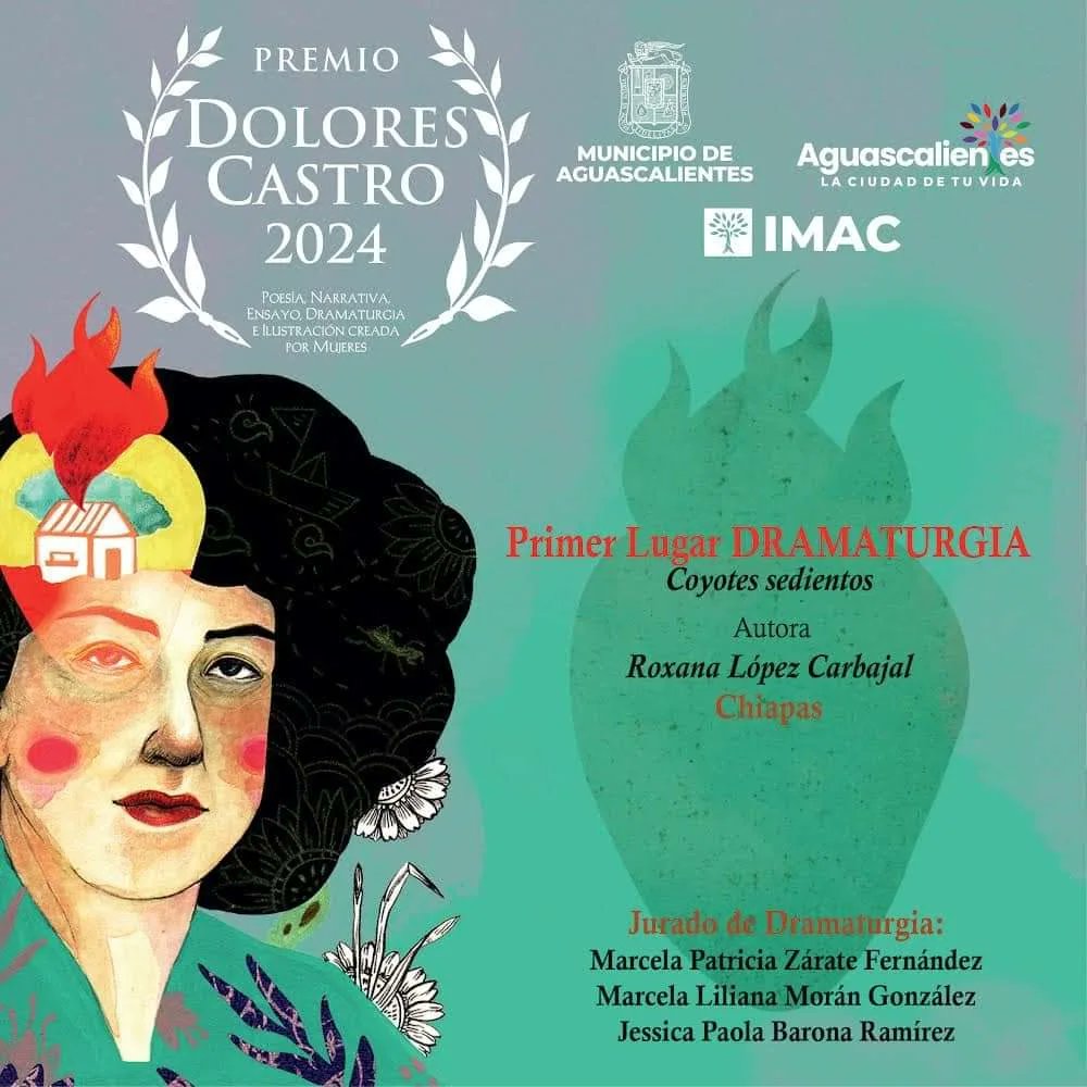 chiliwilli760's tweet photo. Y que me traigo a Chiapas el Premio Nacional de Dramaturgia Dolores Castro 2024🤍 
Me siento de todas las formas de la felicidad ✨❤️🥹 https://t.co/u0Sb7APKQq