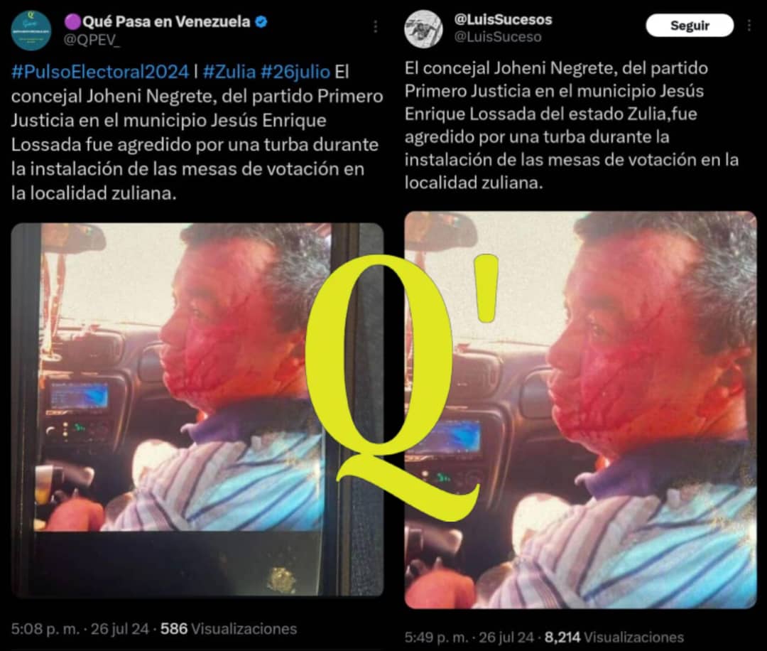 ⚠️ ATENCIÓN ⚠️

Exigimos al usuario "Luis Suceso" NO usar nuestro contenido informativo sin dar el respectivo crédito a nuestro medio. 

Este usuario <a href="/LuisSuceso/">Luis Sucesos 🩸</a> dice admirar a los periodistas, sin embargo, toma contenido ajeno de profesionales del periodismo, lo cual es plagio