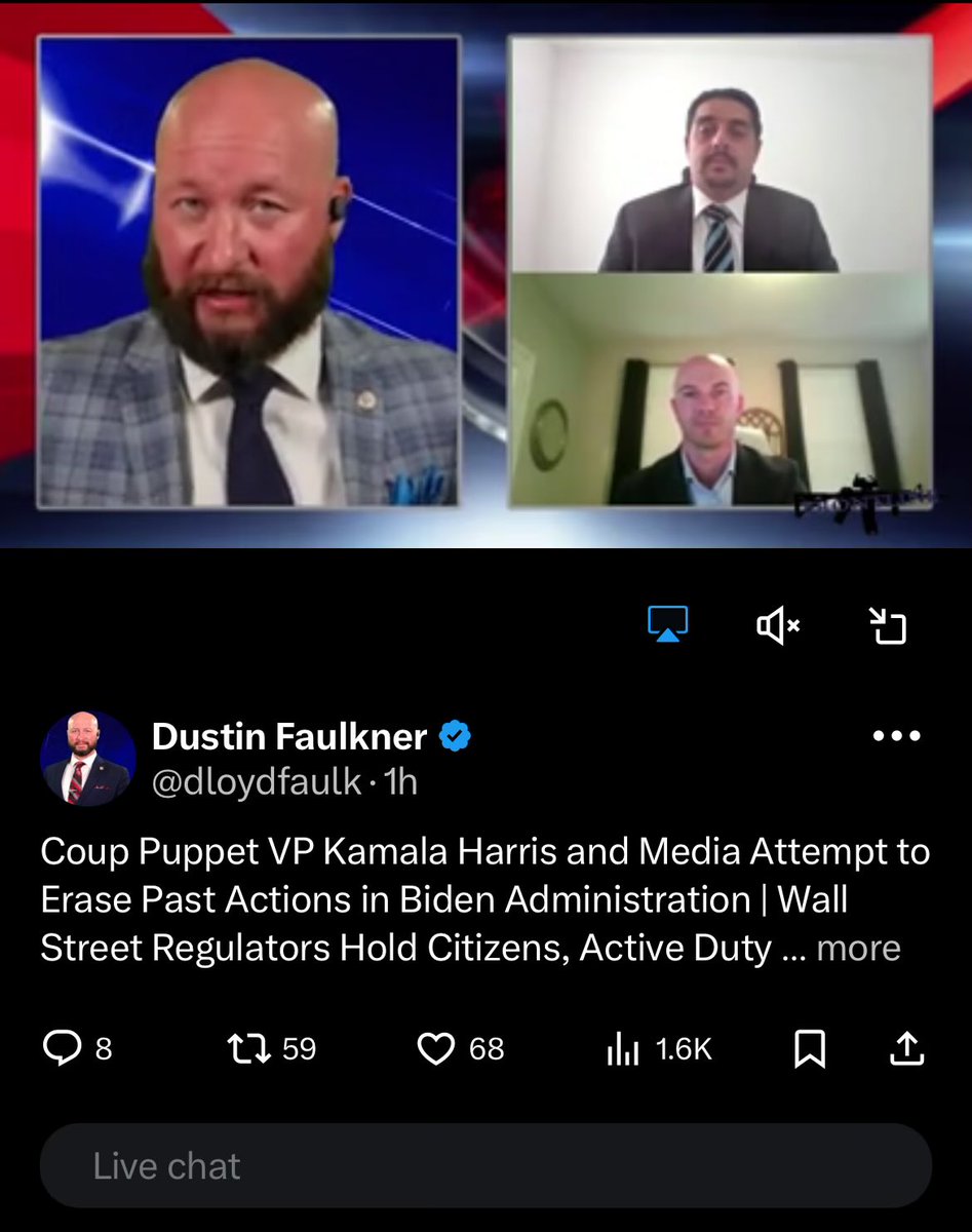 jrfowler1's tweet photo. THIS! This is what the #MMTLP media A-Team looks like! The two best people to explain our situation to the masses. Much love to @KarmaCollects and @bleedblue18! https://t.co/XwKd7LqB7x