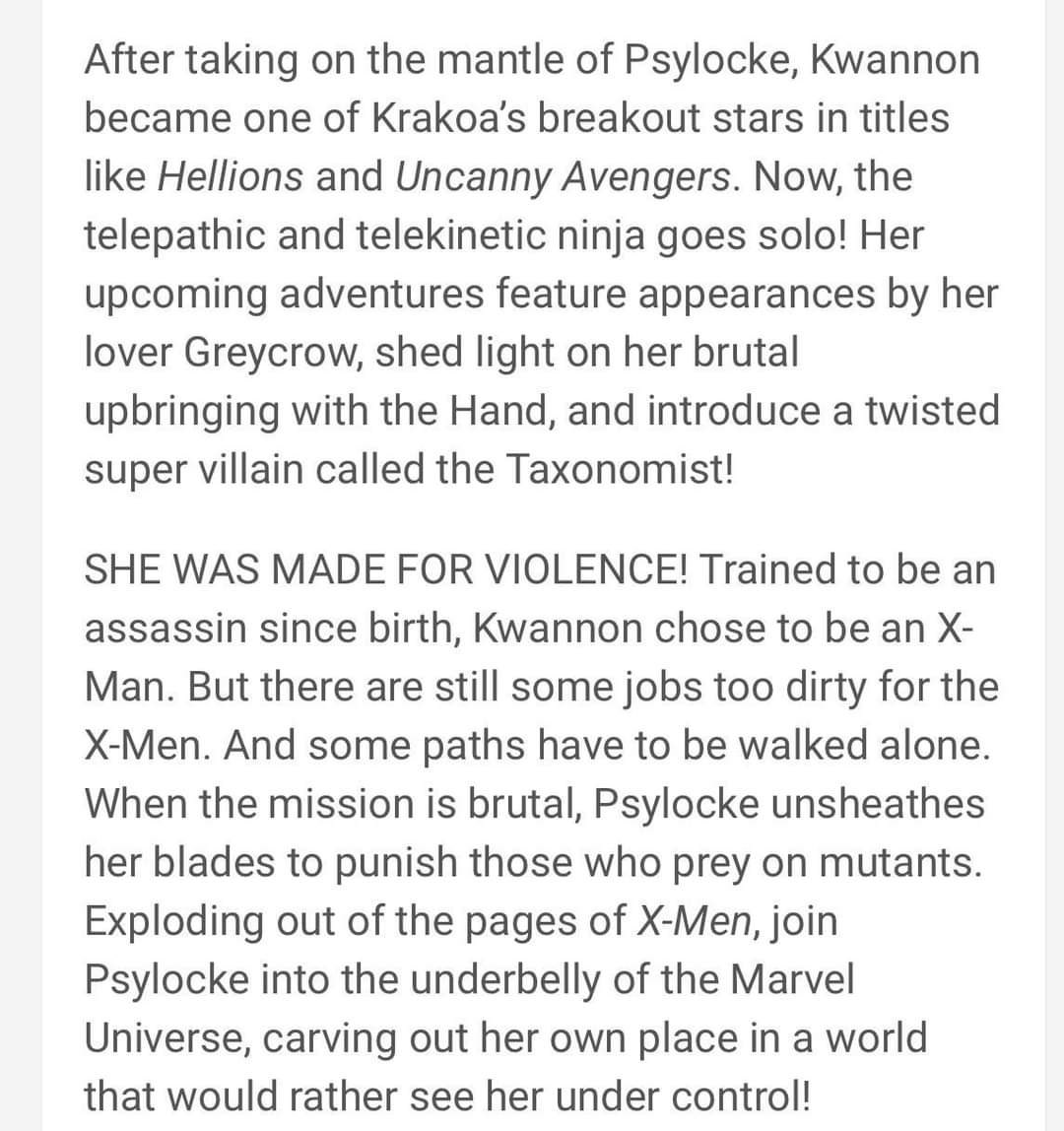 PsylockeNews's tweet photo. AAAAAAAAAAAAAAAA #PSYLOCKE https://t.co/x8THV3ekQS