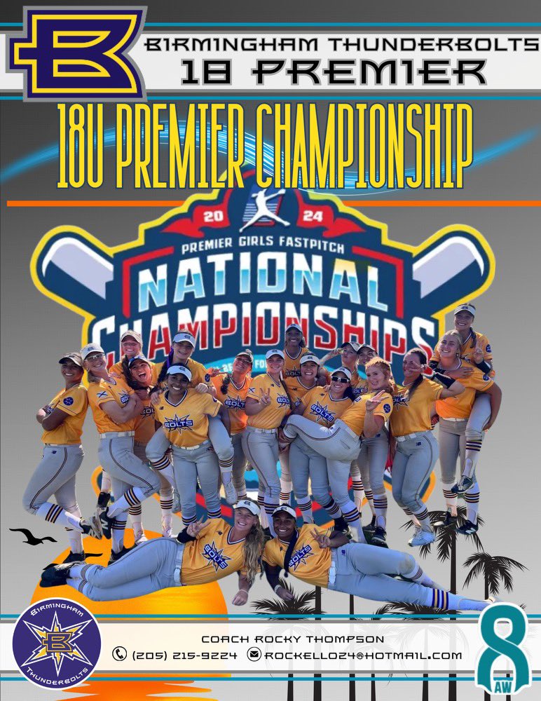 🤩 this crew is headed to the <a href="/PGFnetwork/">PGF</a> 18u Premier National Championship Game!! Tune in &amp; cheer these amazing athletes &amp; coaches on!! #boltsboom 

📅 Saturday July 27
⏰ 12pm (PST)
📺 ESPNU

@bhmboltsorg @thunderbolts_org  #bhmboltsMADE ⚡️