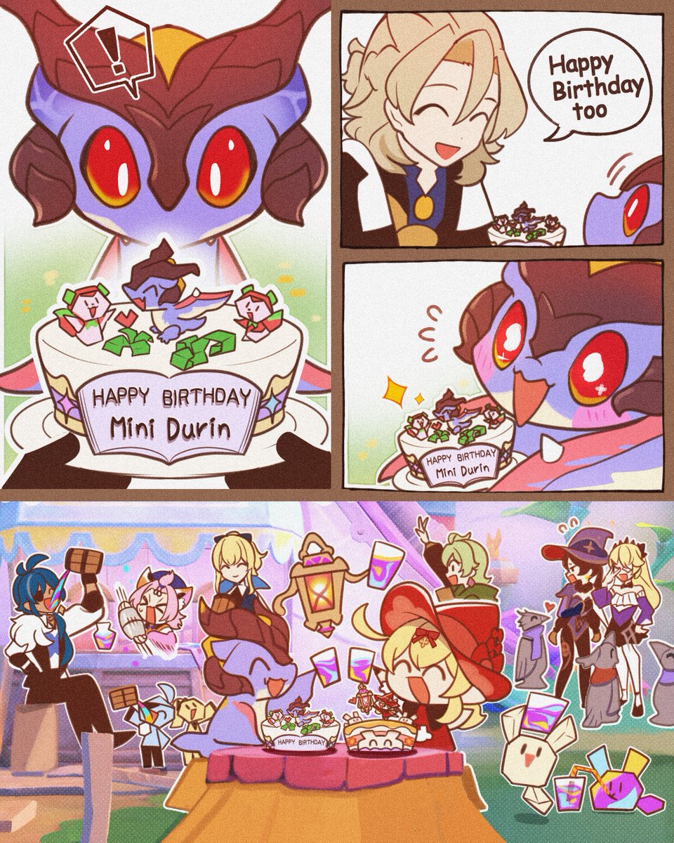 a_kaeyada's tweet photo. Happy birthday klee!!🍀🎉🎉🎉🍀
Have a fun day with new friends!🐲✨
#クレー生誕祭2024 https://t.co/SbxwXY5Ggc