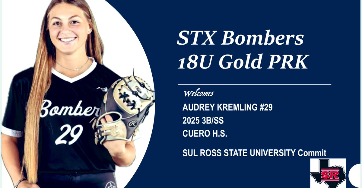 STX Bombers 18U Gold PRK welcomes 2025 Sul Ross State University commit <a href="/KremlingAudrey9/">Audrey Kremling</a>!