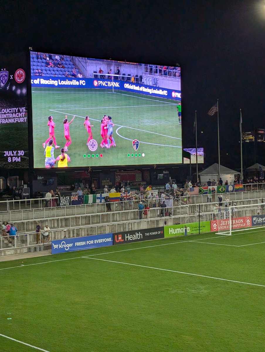 lvillefossils's tweet photo. Unfortunately Racing Louisville is yet again defeated by North Carolina Courage for the 11th? straight time in penalty kicks 5-4 at Louisville's Lynne Family Stadium https://t.co/60MVRvos2m