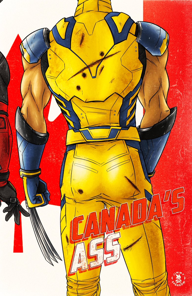 JimmyxSparrow's tweet photo. Happy #DeadpoolAndWolverine weekend!! #canadasass
#canada #Wolverine #deadpool #marvel #LFG https://t.co/hQVBZGqsLR
