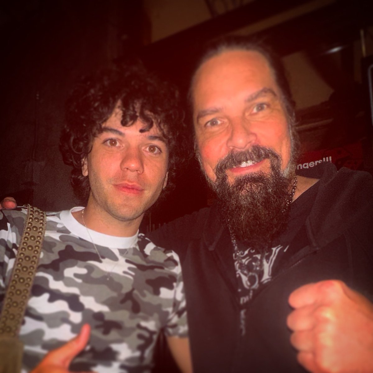 BassLessonsLA's tweet photo. Such a nice surprise running into my bass student Kevin last night. Now he's playing stadiums and arenas. Well deserved! I'm so proud of him. He is such a great "kid" and wonderful musician! 😊👍🏼 https://t.co/0DUq0O662E