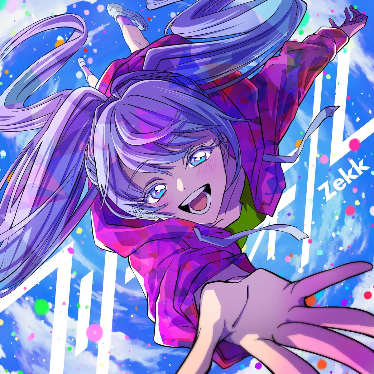 「Zekk - フリーフォール (Extended Mix)アートワーク担当させて」|ɐɔɔɐʍのイラスト