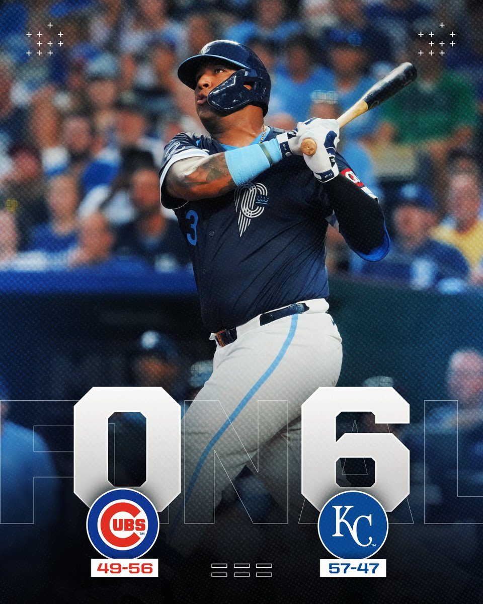 MLB (@mlb) on Twitter photo Salvador Perez homers, Brady Singer shines again as the <a href="/Royals/">Kansas City Royals</a> blank the Cubs. Salvador Perez homers, Brady Singer shines again as the <a href="/Royals/">Kansas City Royals</a> blank the Cubs.