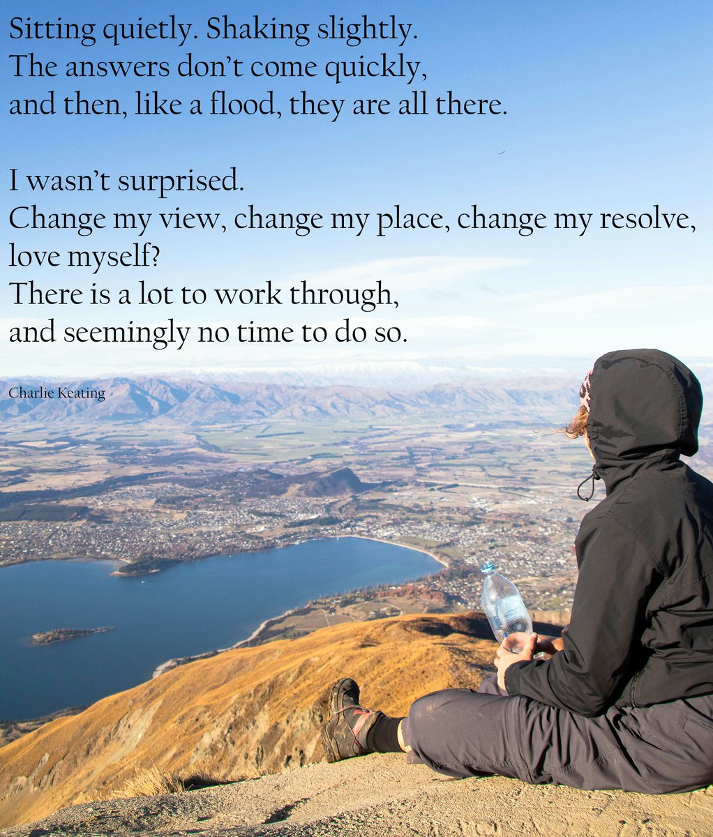 CharlesWKeating's tweet photo. Sitting quietly. Shaking slightly. The answers don’t come quickly, and then, like a flood, they are all there. I wasn’t surprised. Change my view, change my place, change my resolve, love myself? There is a lot to work through, and seemingly no time to do so. https://t.co/3sGqYVz1wH