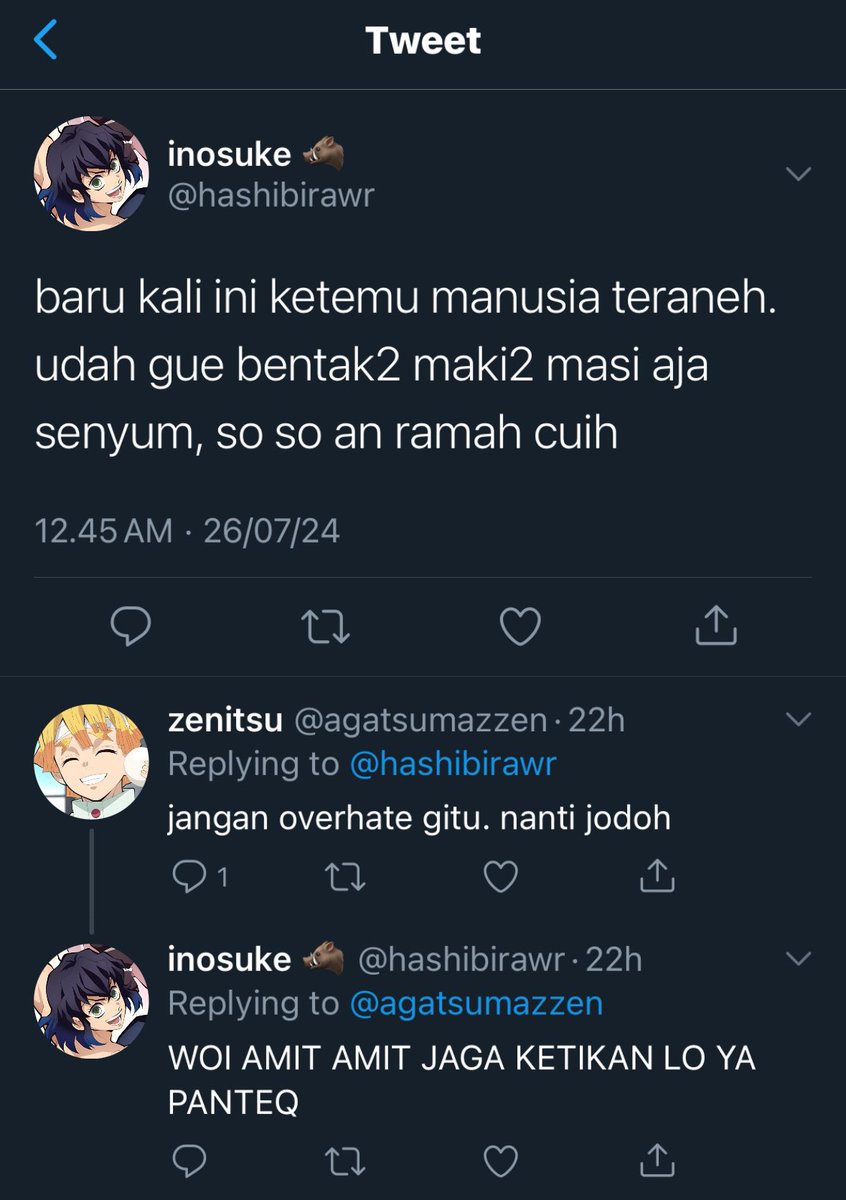 inyocuke's tweet image. #tanino au

ketika tanjiro naksir berondong SMA yaitu hashibira cantik inosuke yang super galak. kira-kira bisa gak ya tanjiro menaklukan hati manusia titisan hewan buas itu?
