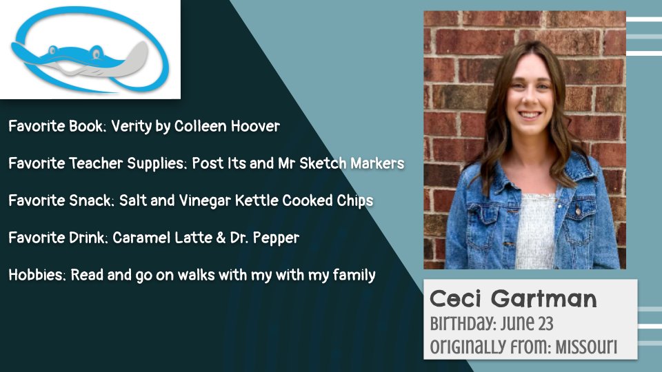 Calling all Stingrays!  Let's give a big warm welcome to our newest 4th-grade teacher, Ms. Ceci Gartman! We are thrilled to have her join our Village Family #WeareGISD  <a href="/j_dorhauer03/">Jarred Dorhauer</a>