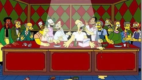 Versões Os Simpsons muito bêbados