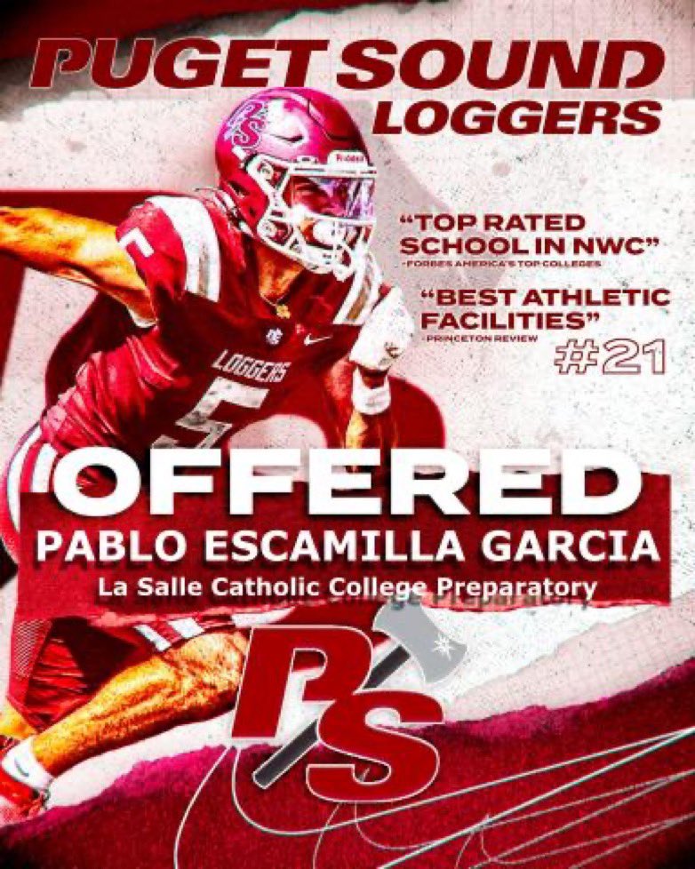 Pablo Escamilla (@pablo_es____) on Twitter photo After a great talk with <a href="/LOGGER_LBCOACH/">UPS Loggers Coach Jeff Schmidt</a>
I am blessed to announce I have received an offer from Puget Sound University.
<a href="/Coach_KW9/">Coach KDub</a> <a href="/DustinJanz/">Dustin Janz</a> After a great talk with <a href="/LOGGER_LBCOACH/">UPS Loggers Coach Jeff Schmidt</a>
I am blessed to announce I have received an offer from Puget Sound University.
<a href="/Coach_KW9/">Coach KDub</a> <a href="/DustinJanz/">Dustin Janz</a>