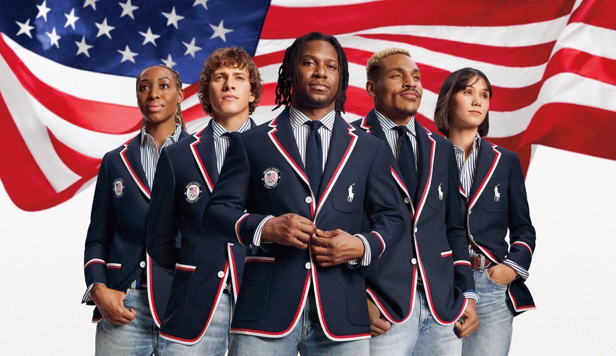 HannahWehlander's tweet photo. team usa lookin like the warblers from glee and I can’t unsee it https://t.co/mYoWWLIr5S