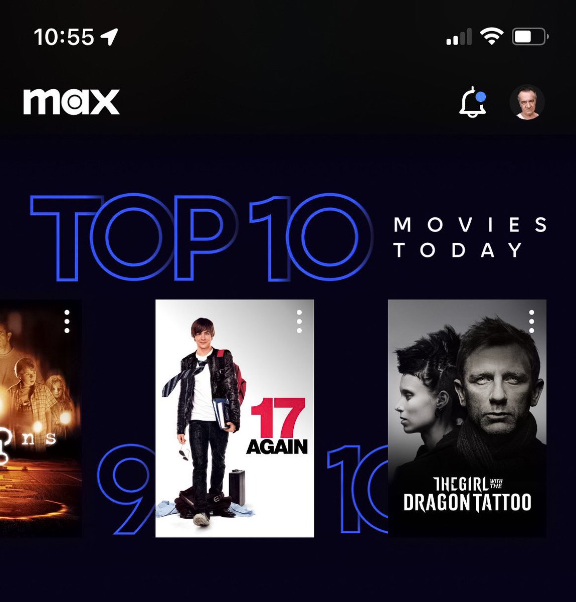 DirkDigglinator's tweet image. #10 movie (for one day, at least) @StreamOnMax, but more importantly, #3 on #DD’s all-time, forevermore #Finchy’ list… #TheGirlWithTheDragonTattoo