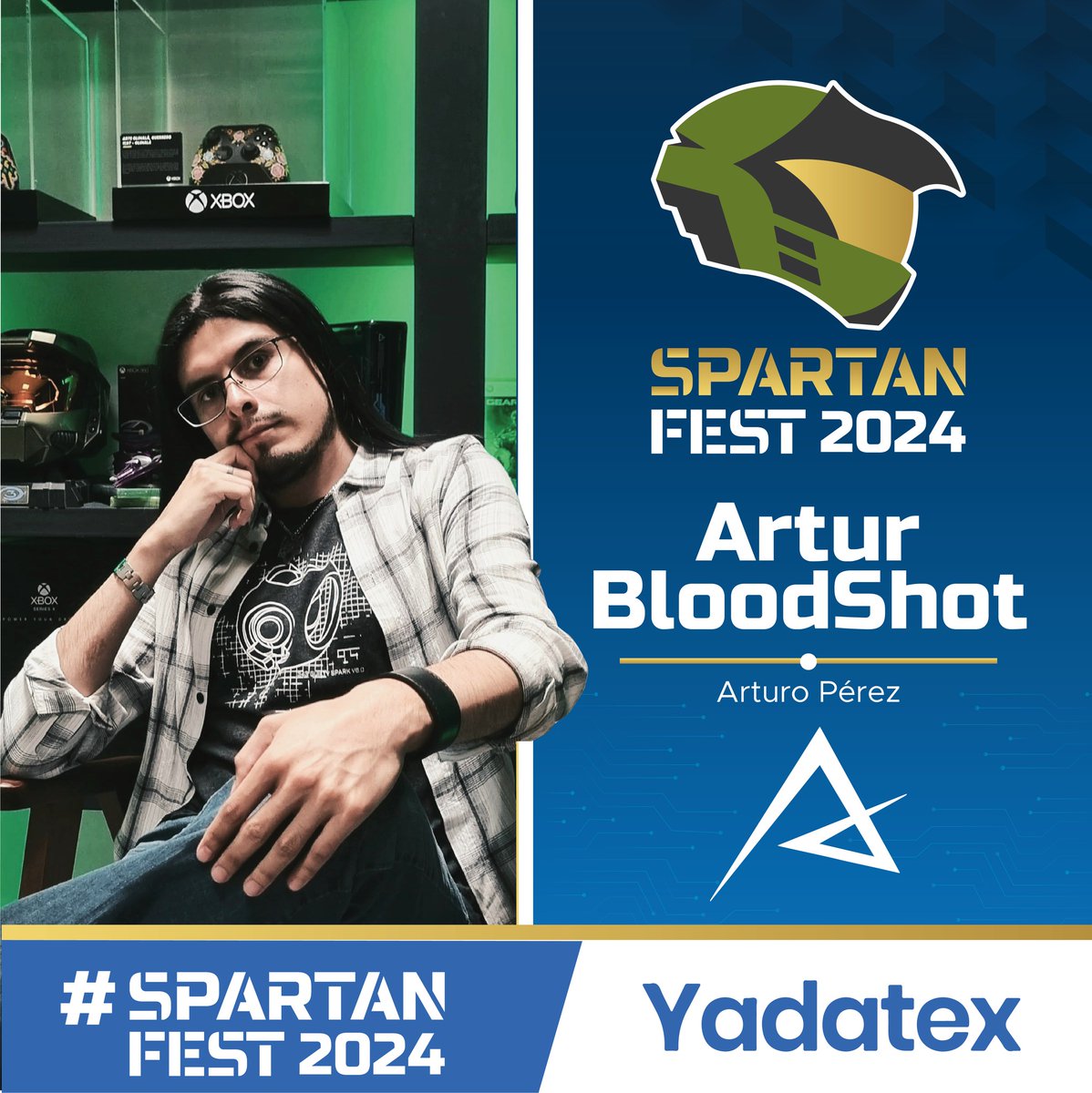 ¡Oficialmente estaré presente en la 10ma edición del #SpartanFestMx2024! 🔥

Estaré compartiendo mi experiencia como Forgerunner y mi colaboración con Mtn Dew del año pasado. ⚒ 

Llevaré varias sorpresas ¡No se lo pueden perder! 🎁

📅 19 de Octubre
📍 Centro Cultural Tlatelolco