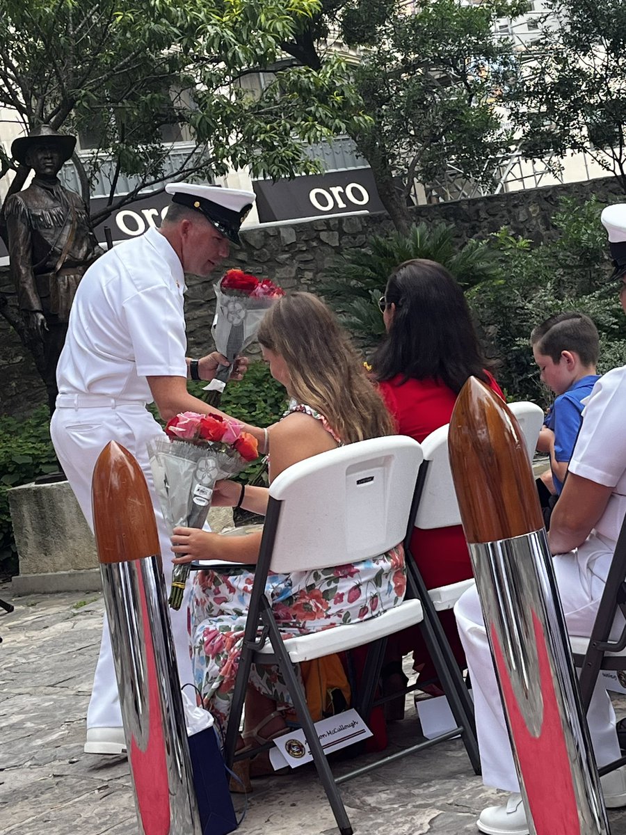 Today was a HUGE moment in our lives. My husband has served in the US Navy for 23 years and has officially retired in the most glorious way! He and our family gladly made sacrifices for this great nation. Thank you <a href="/USNavy/">U.S. Navy</a> for all you have done for our family.  Thank you
