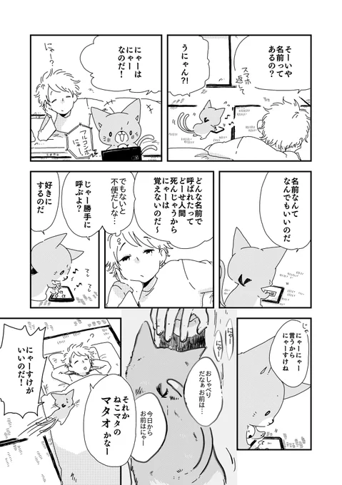 小さな猫またと少年が出会った話。4話(2/2)【過去作】
※毎日12時ごろ更新中
#漫画が読めるハッシュタグ #うちのねこマタ 