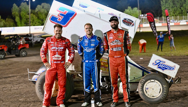 POWRi_Racing's tweet photo. Ayrton Gennetten Attains Victory with POWRi 410 Outlaw Sprints at Lakeside Speedway. Read More: https://t.co/QhW2zbSw7D https://t.co/DVphj6XM6G
