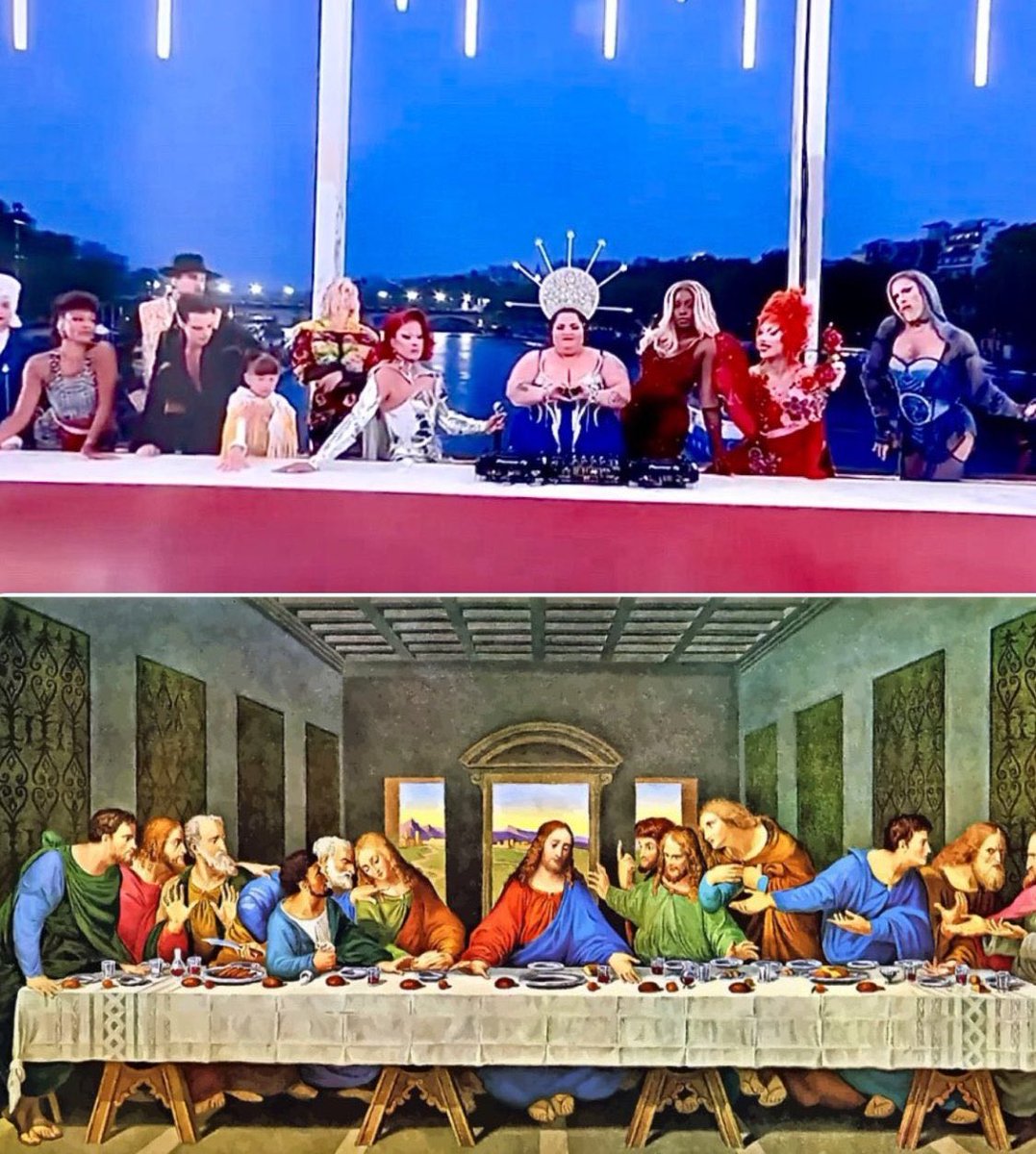 La Última Cena no es una imagen religiosa, sino una pintura que representa un pasaje bíblico. Que tu abuelita te enseñara a persignarte frente a él es otra cosa.