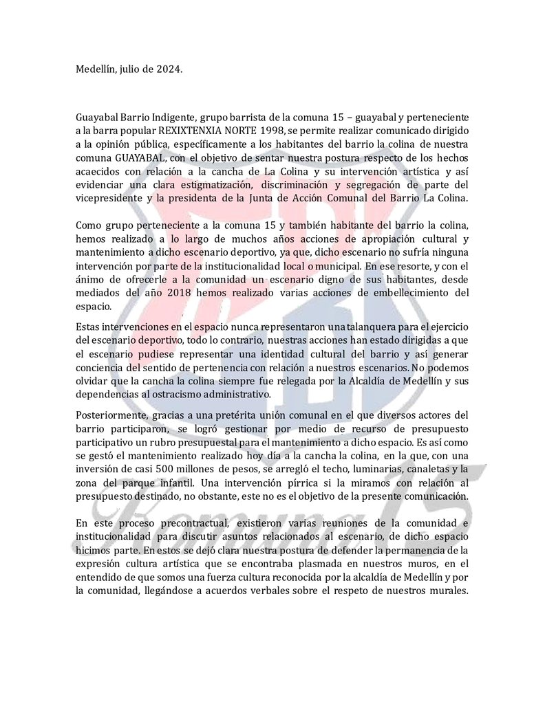 2006Guayabal's tweet photo. @DenunciasAntio2 @AlcaldiadeMed @seguridadmed @FicoGutierrez @INDERMEDELLIN @sebaslopezv https://t.co/n6GHaFMx6c