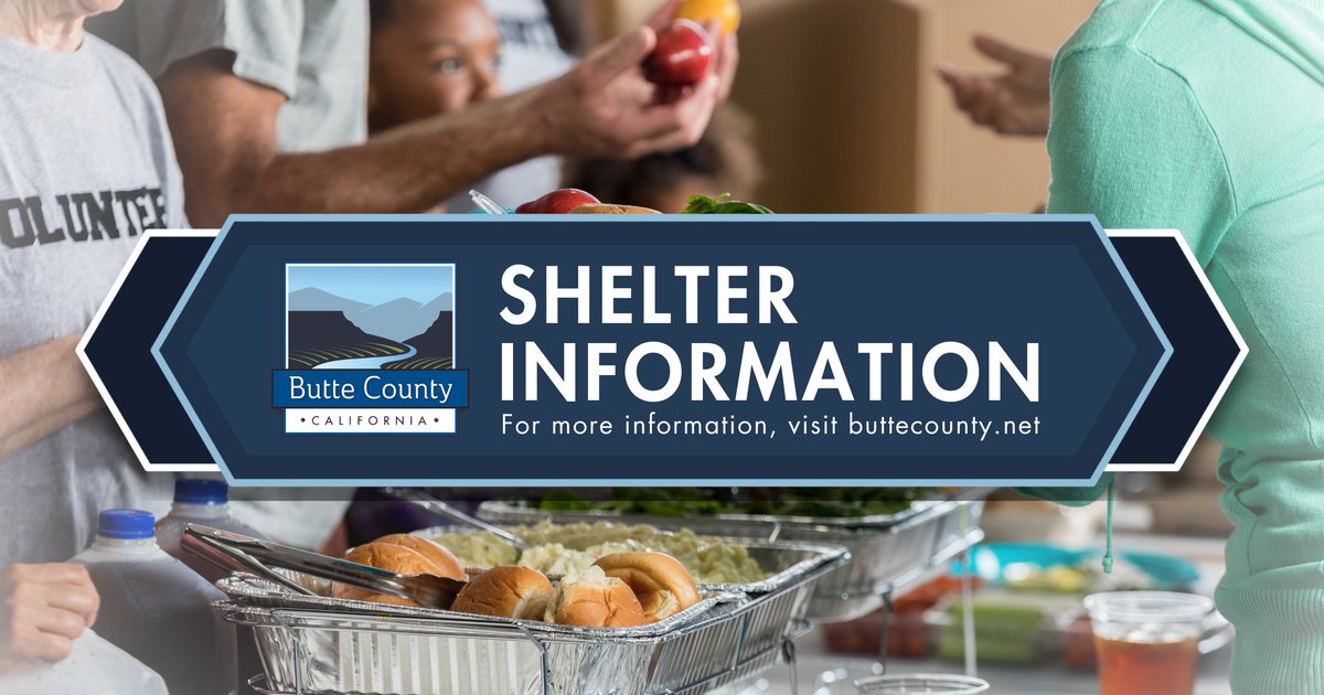 CountyofButte's tweet image. *UPDATED INFORMATION*
A second evacuation shelter is open at Butte County Fairgrounds located at 199 E. Hazel Street in Gridley.
For more information, visit buttecounty.net/1635/Current-I…
#ParkFire