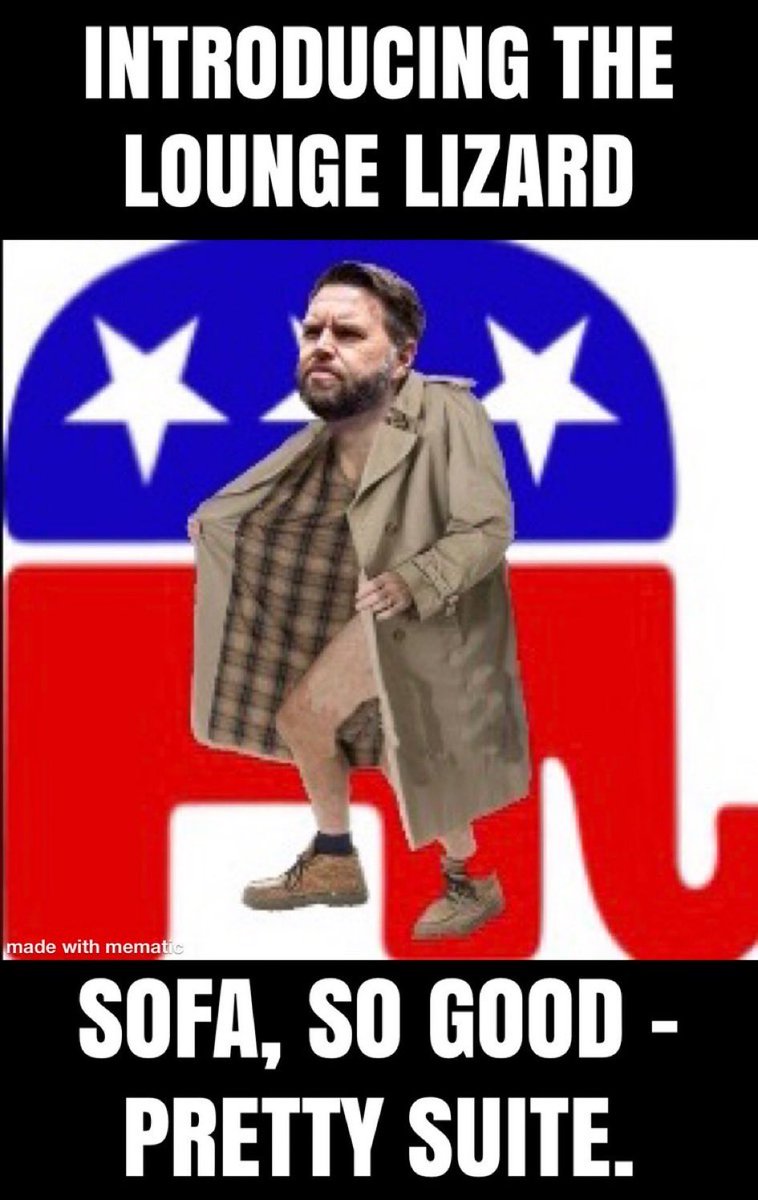 CaraMia200's tweet photo. @DorothyDixer12 #JD better stay off those couches!
Heโs banned from all home furnishing dept stores in his state. ๐#USA #GOPNotNormal https://t.co/w4odEcf5QA