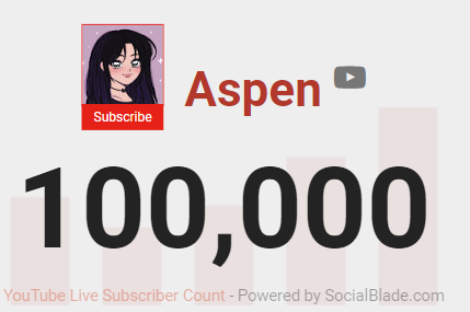 Aspen_OW's tweet photo. After 7 years of streaming we FINALLY hit 100k on youtube!! This has been a massive goal of mine and this year has just been amazing i am so happy thank y'all <3 https://t.co/rsEDW7E4EM