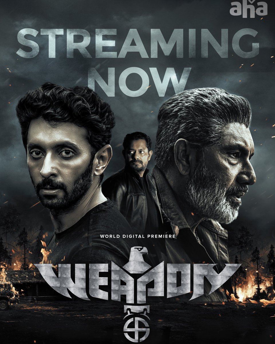 TrickTrackers's tweet photo. 📣 #StreamingAlert

#Weapon now streaming on #ahaTamil

🎭 Genre : SciFi | Thriller

#OTT_Now #AhaTamil https://t.co/Bk2Tacez7n