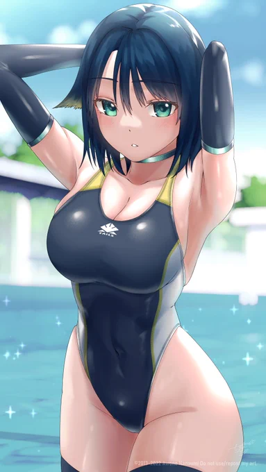 #競泳水着が需要あると聞いて