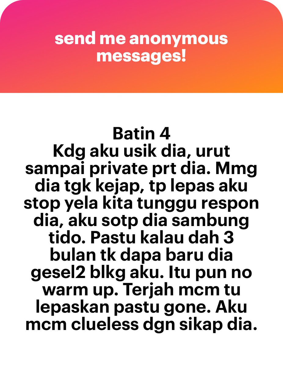 meinmokhtar's tweet photo. Luahan isteri https://t.co/X2R2UZ6yJP