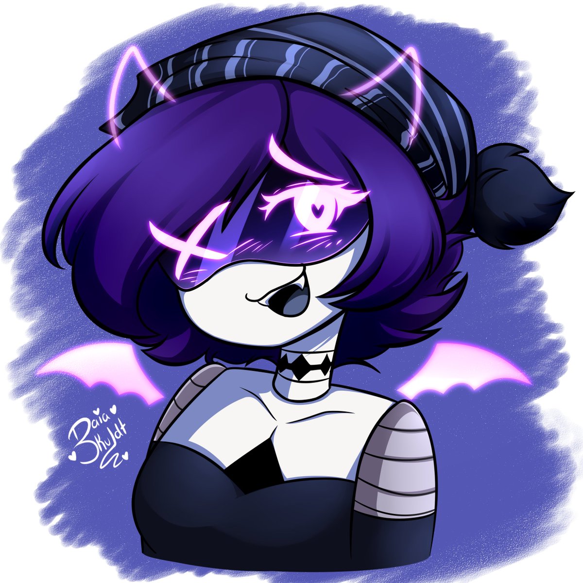 Daia_Skuldt666's tweet photo. Grrr >:3💜✨
#MurderDrones  #UziDoorman https://t.co/ME2sAujjlO