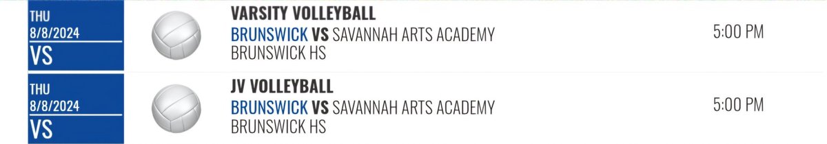 ameliamiles_vb's tweet photo. Our first game is coming up on August 8th. We've had summer scrimmages and practices and have been doing so well! I can't wait to start this season. #brunswickhighschool #volleyball #firstgameoftheseason https://t.co/qAFPFMSyiL