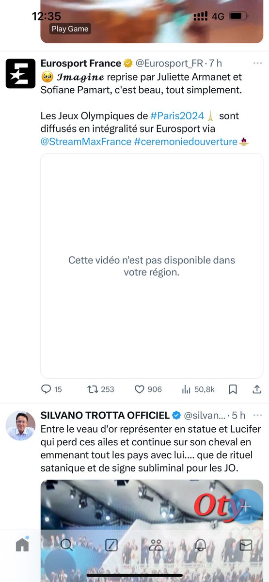 Ici, au Japon 🇯🇵, tous les contenus liés à la cérémonie d’ouverture des #JO2024 sont bloqués. Comme dans de nombreux autres pays du monde. 🌎
Quand la France 🇫🇷 se fait Hara-kiri…