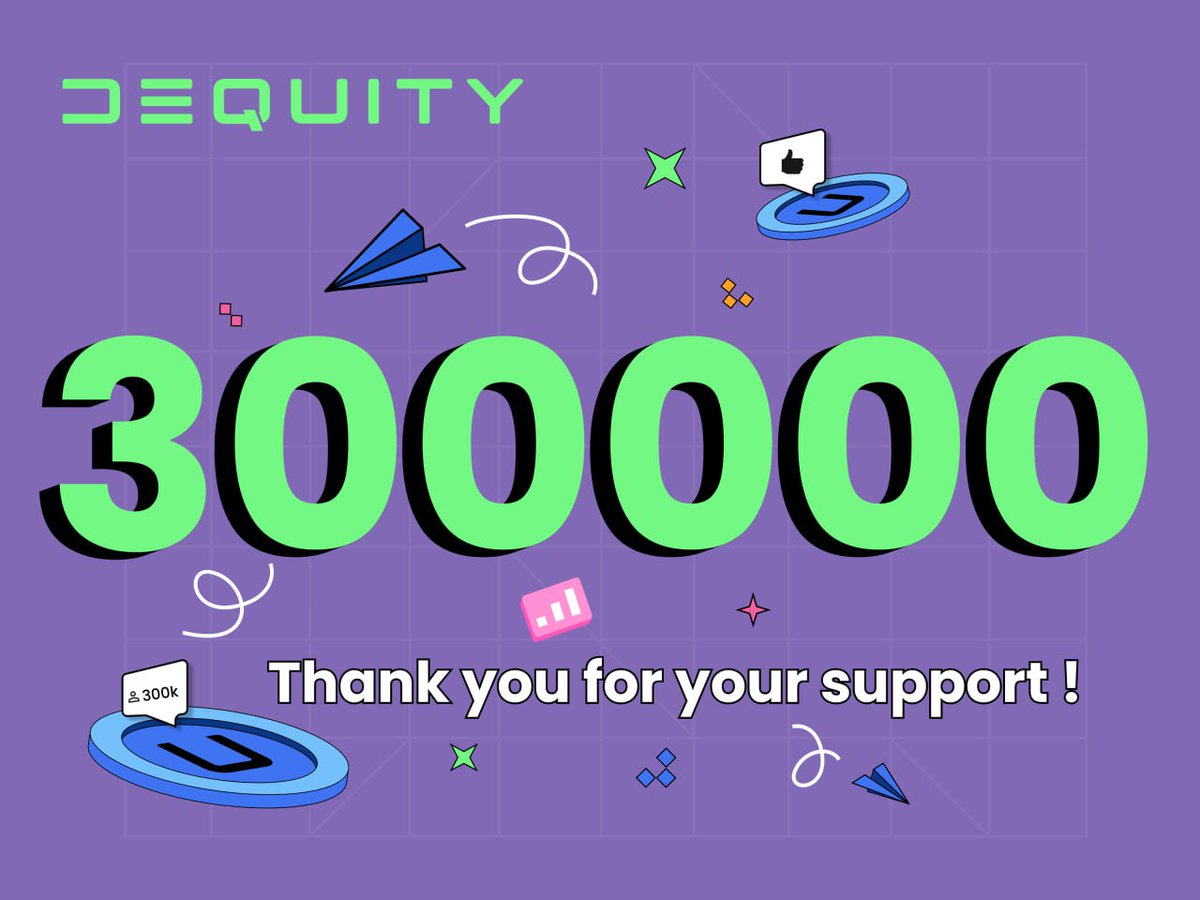 We're excited to announce that we have accomplished another milestone in our community — 300,000 Telegram followers! 🚀

Let's continue advancing the adoption of Real-World Assets and making financial tools more accessible for everyone!🌐

Thank you for your amazing support!❤️