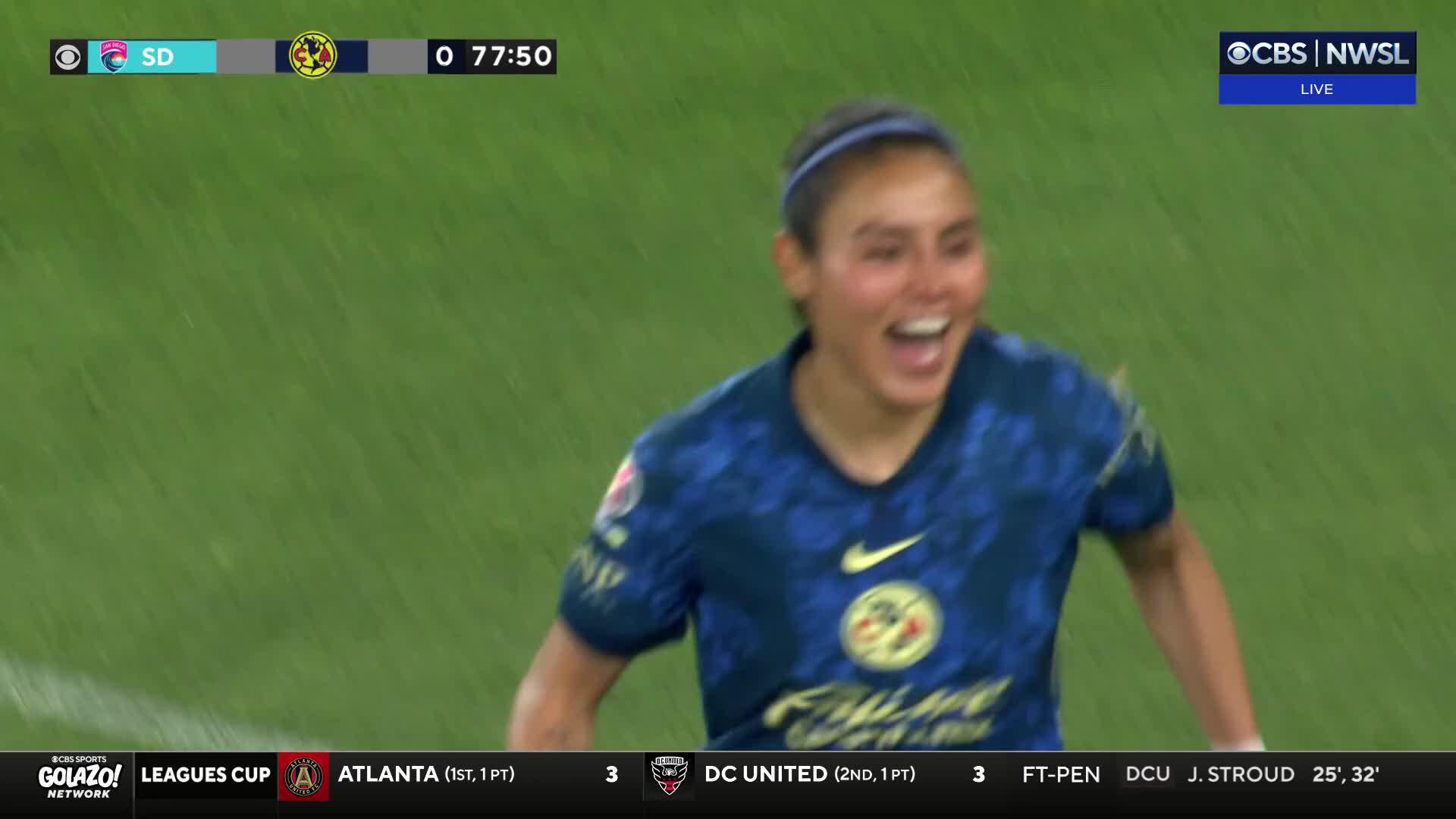 KAREN LUNA REALLY DID THAT 😱@AmericaFemenil leads in the 78th minute!