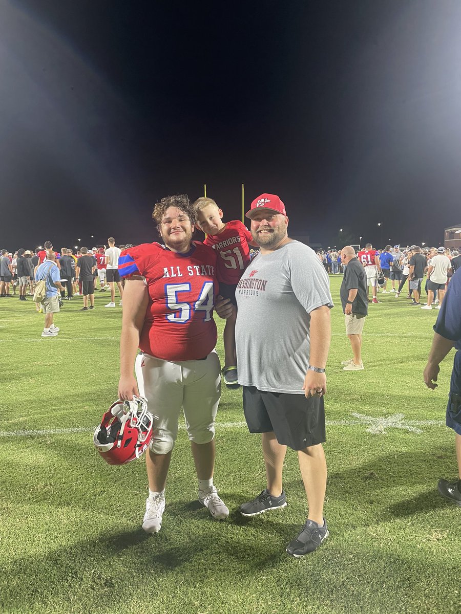 Congratulations to our two All-State players! Two of the best to ever wear the red and white! It has been a pleasure coaching you two and watching you become great young men! 
It’s a great day to be a Warrior!