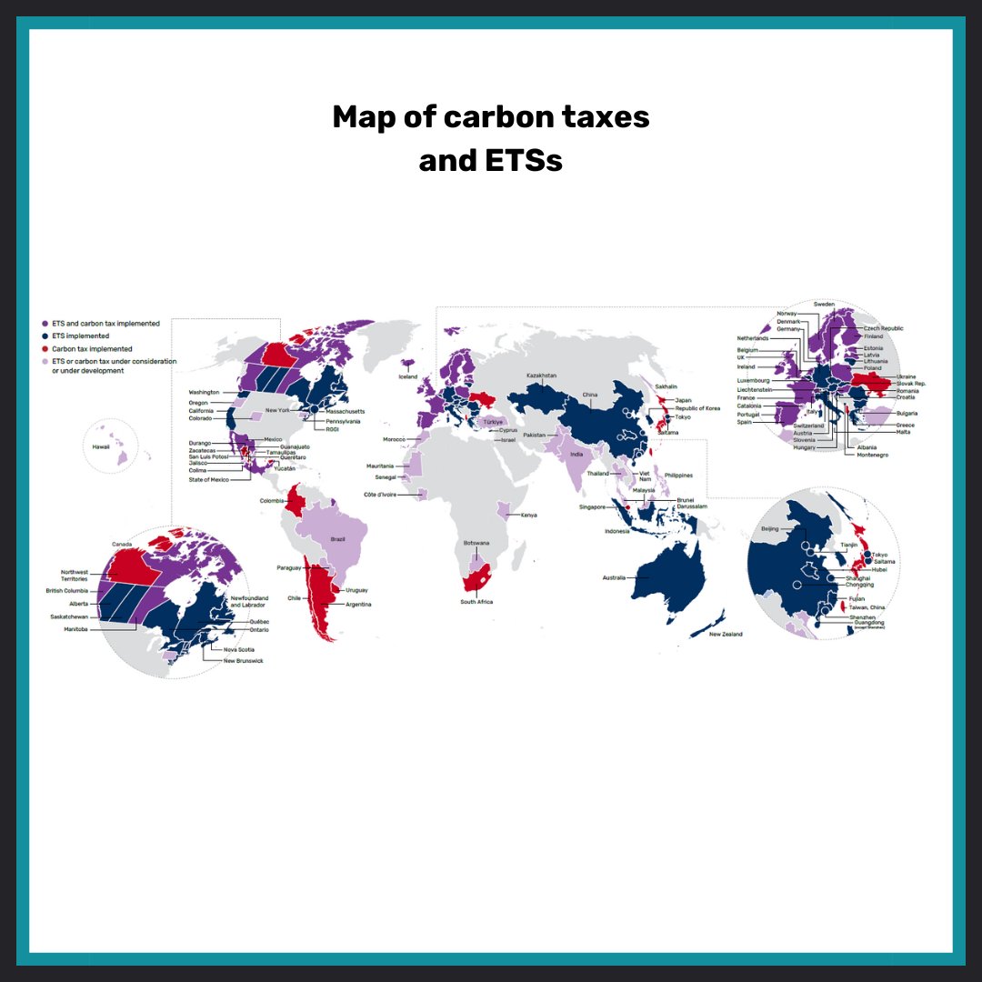 ➡️$104 billion in carbon pricing revenues
➡️Most revenues towards climate &amp; nature programs
➡️24% of global emissions covered by carbon taxes and Emission Trading Systems
➡️75 carbon pricing instruments worldwide

2024 State and Trends of Carbon Pricing: wrld.bg/6FU350SoBx3