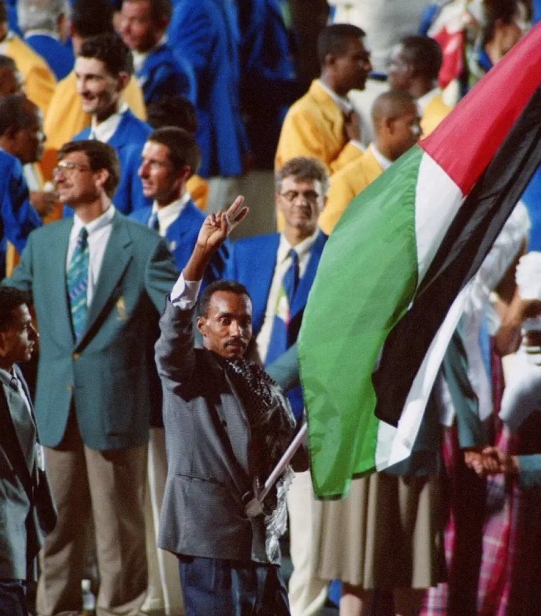 This was Palestine’s first ever flag bearer at the Olympics, Majed Abu Maraheel, in Atlanta ‘96. Abu Maraheel was killed in Gaza last month. Unable to receive adequate care at Gaza’s destroyed hospitals, he died of kidney failure.
These killings don’t figure in the death toll.