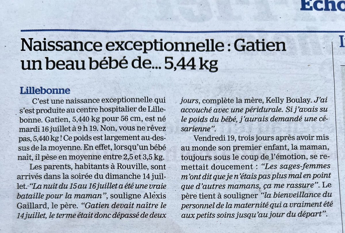 Le papa s’appelle Gaillard et la maman Boulay… c’était écrit !