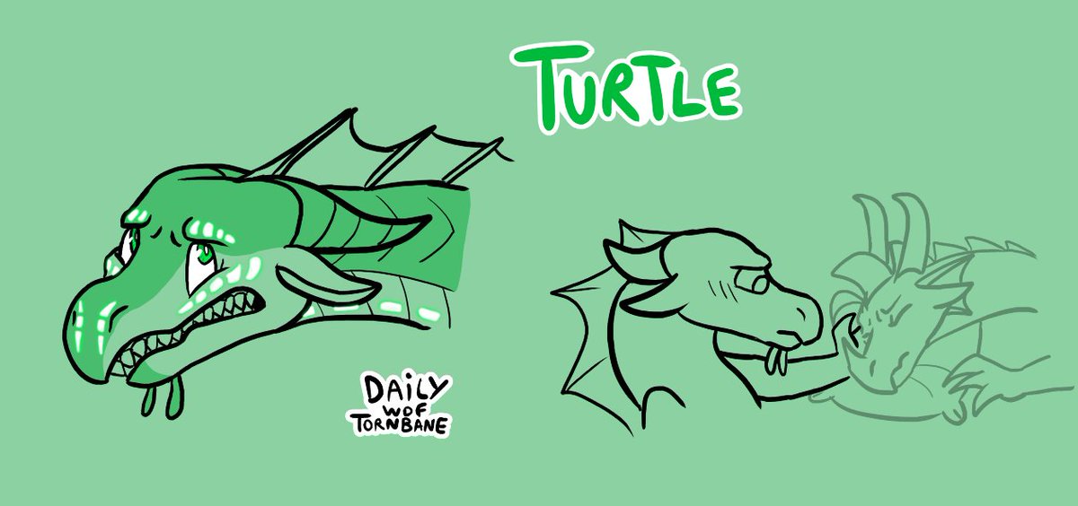 Daily sketch 9 :
Turtle who surprised me honnestly
#WingsofFire #wof #dailywof