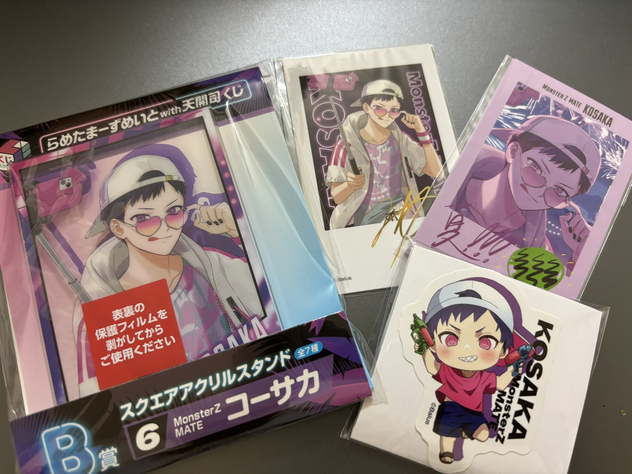 らめたまーずめいとwith天開司くじ アンジョー スクエアアクリル らめたまーずめいとwith天開司くじ アンジョー スクエアアクリル