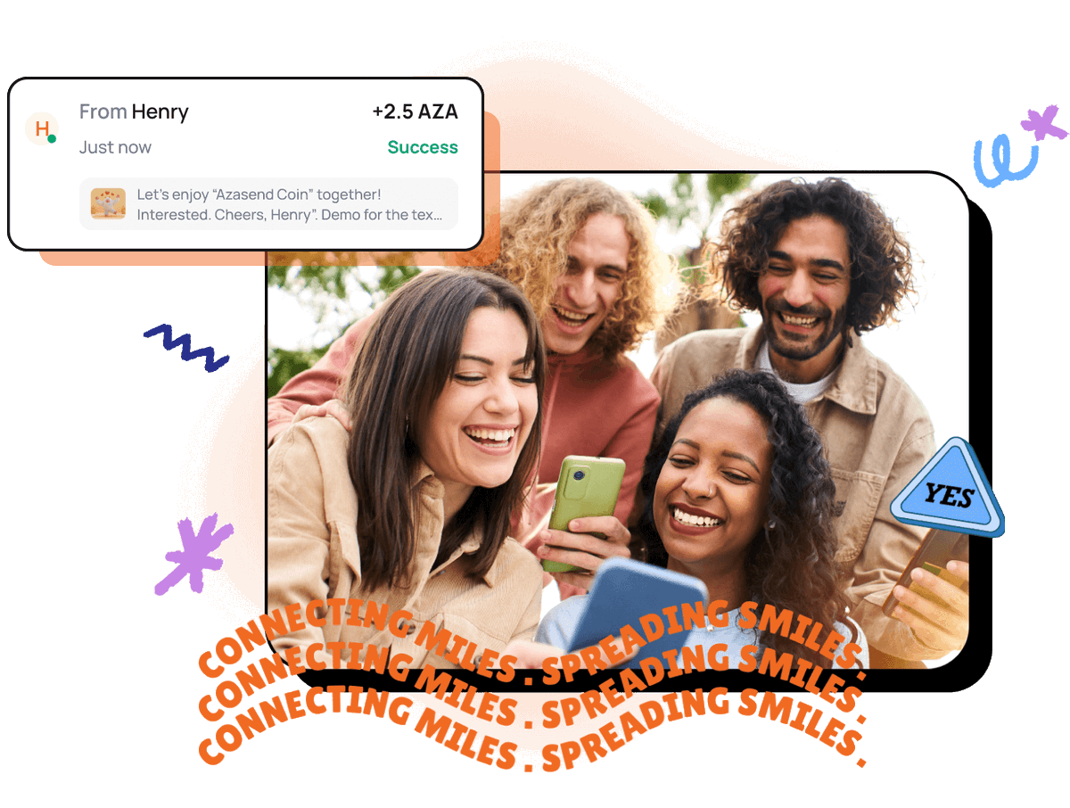 Hopus77's tweet photo. #AzaSend makes it super easy to send money and gifts to your friends and fam, whether it’s #crypto or cash. And guess what?
You get free Azatokens every day!
Join AzaSend now and start connecting and sending! 👇
https://t.co/DzBHoGoGd8
#azasend #azatoken #Remitano https://t.co/RoQqDe980X