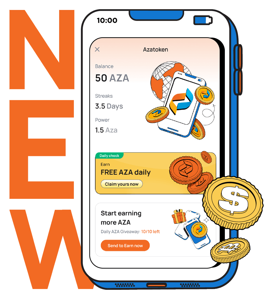 Hopus77's tweet photo. #AzaSend makes it super easy to send money and gifts to your friends and fam, whether it’s #crypto or cash. And guess what?
You get free Azatokens every day!
Join AzaSend now and start connecting and sending! 👇
https://t.co/DzBHoGoGd8
#azasend #azatoken #Remitano https://t.co/RoQqDe980X