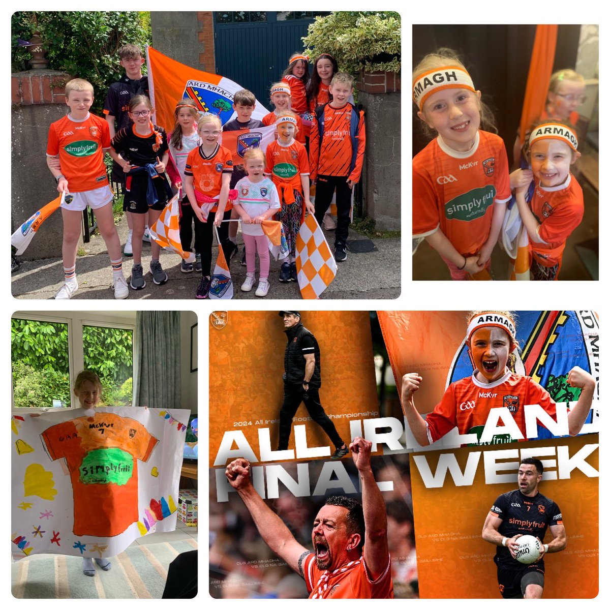 Jamesy_Murray80's tweet photo. @ArmaghFans1889 Come on Armagh!!!!!!!!!!                                 🟧⬜️@ArmaghFans1889 https://t.co/uFlqifa1xw