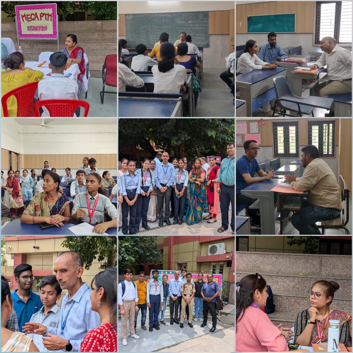 marg_sose's tweet photo. MEGA PTM Organized at RPVV/SOSE Raj Niwas Marg.
It was a fruitful day with heavy footfall of parents of both the school.  Interactive conversation around student academic and overall progress.
@marg_sose 
@Dir_Education 
@delhishiksha
@dbse_delhi 
@PbpandeyB 
@SchoolBranch https://t.co/84GC3ft7JG