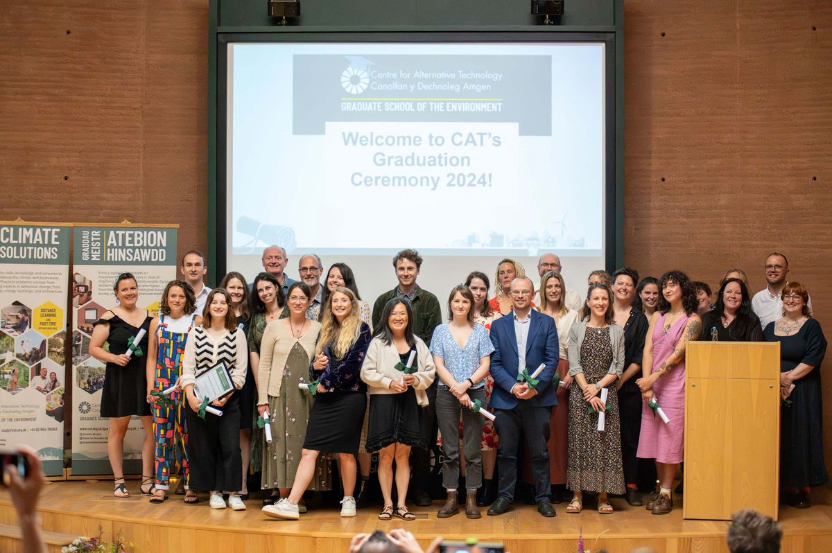 centre_alt_tech's tweet image. We had a wonderful time welcoming back #CATgraduates along with their friends and family to celebrate their Graduation last weekend. 

We know they&apos;ll go on to do amazing things, helping implement #SutainableSolutions and create the change we need. 
cat.org.uk/more-than-190-…