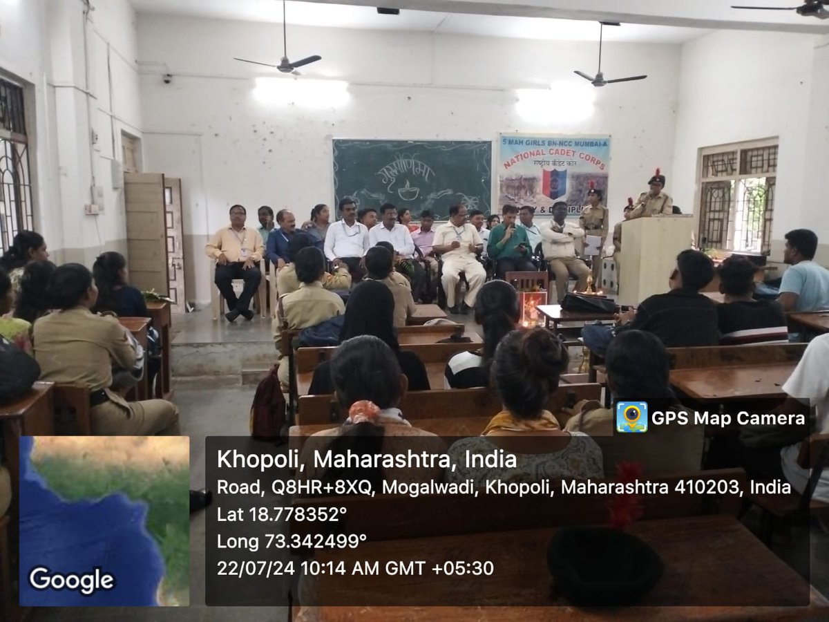 NccKmc's tweet photo. Today Guru Purnima was celebrated in KMC College. Since it is Sunday, we are celebrating this event on Monday. NCC cadets have handled this program very well. And there was also a speech and poster competition. https://t.co/uktinKoA5m