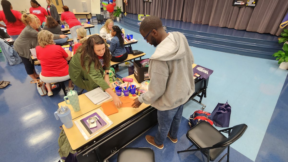 TeamDDTwo's tweet photo. This week, 40 DDTwo Elementary School teachers participated in Math Academy. The hands-on, interactive 3-day workshop provides teachers with skills-based strategies to make their instruction effective, meaningful &amp; engaging. #DD2Strong https://t.co/kViMiyT6mh